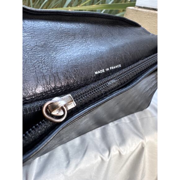 🍒 CHANEL 2.55 Line Matelasse Long Wallet Black Leather Quilted France w/Dustbag - Picture 10 of 13